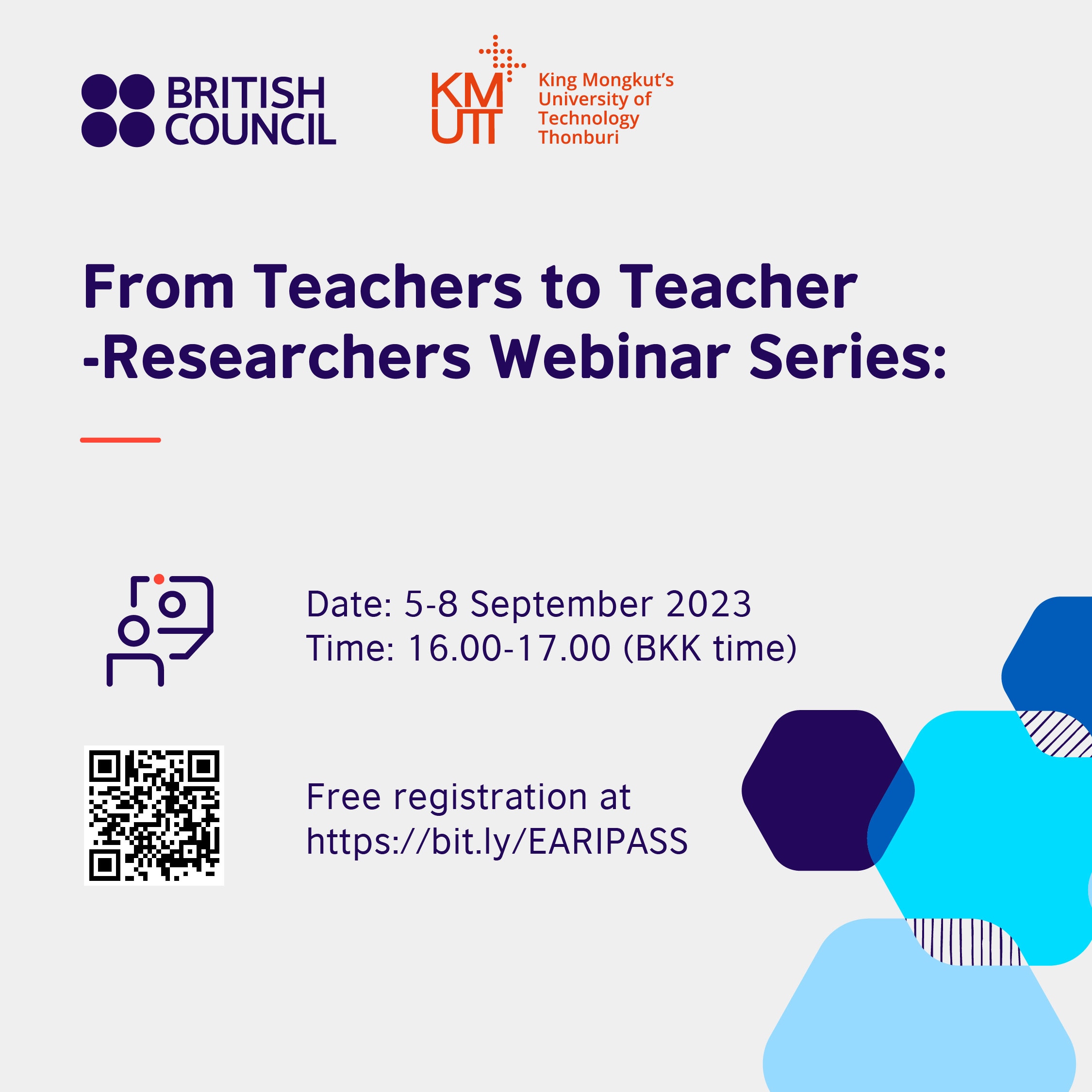 From Teachers To Teacher-Researchers Webinar Series | British Council